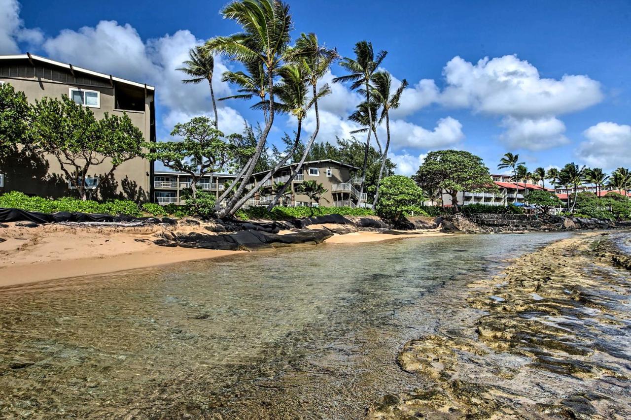 Waipouli Beachfront Condo With Balcony And Ocean Views Kapa'a Extérieur photo