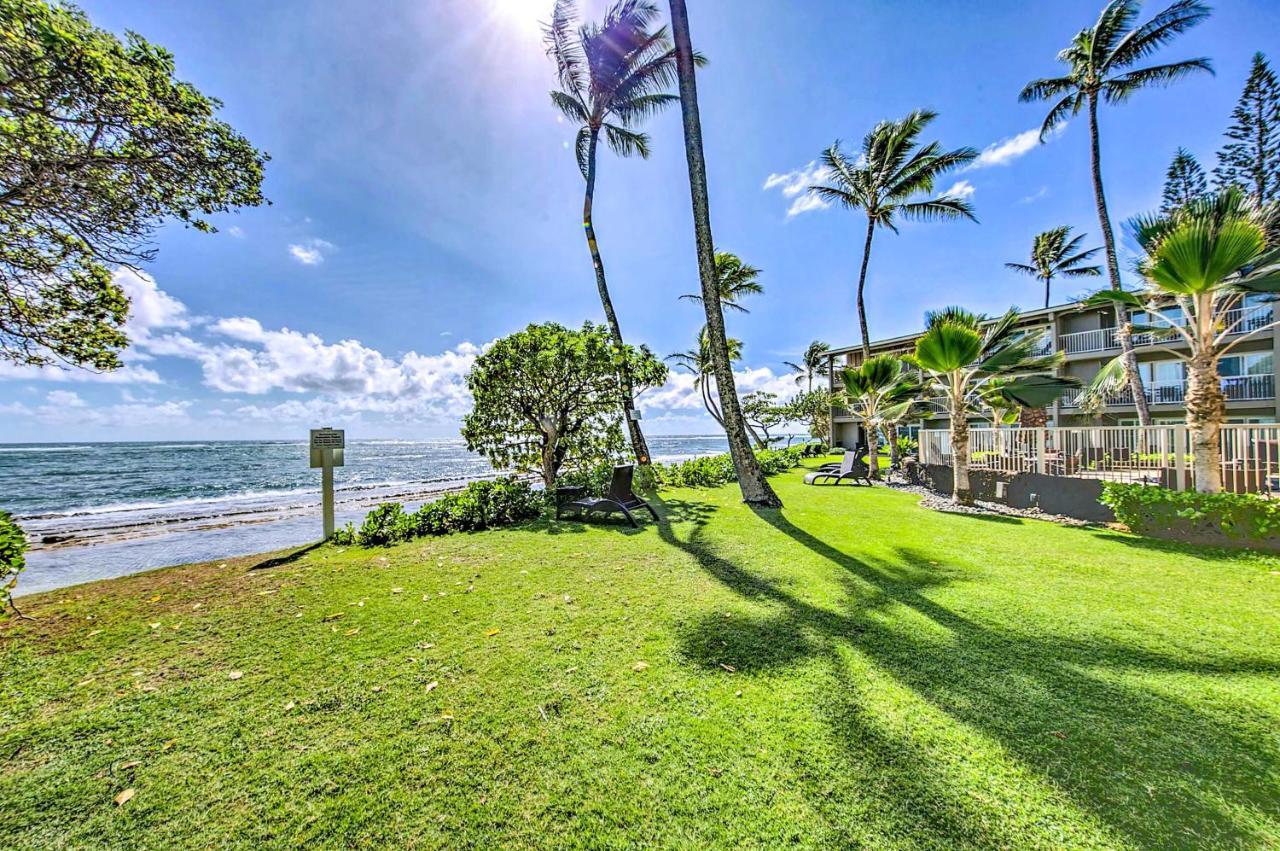 Waipouli Beachfront Condo With Balcony And Ocean Views Kapa'a Extérieur photo