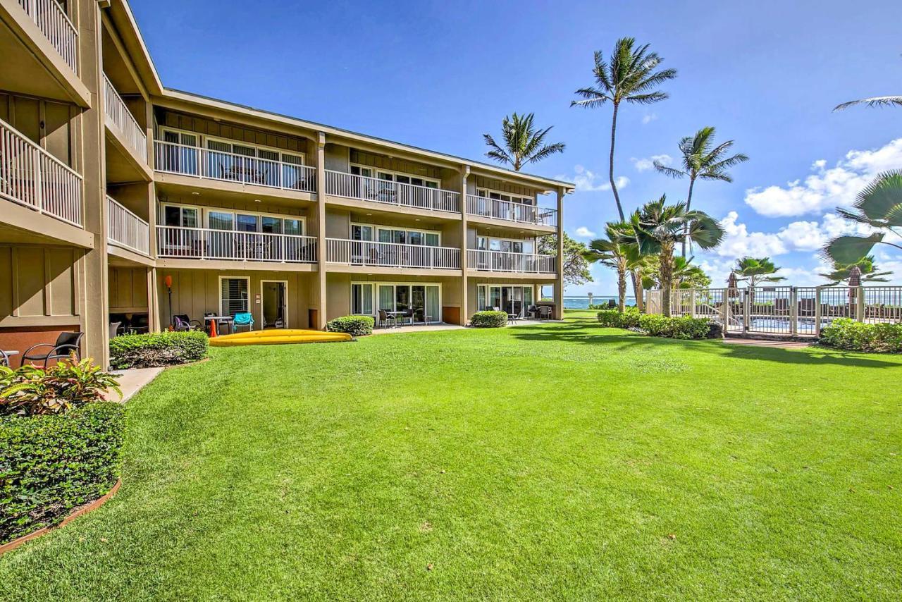 Waipouli Beachfront Condo With Balcony And Ocean Views Kapa'a Extérieur photo