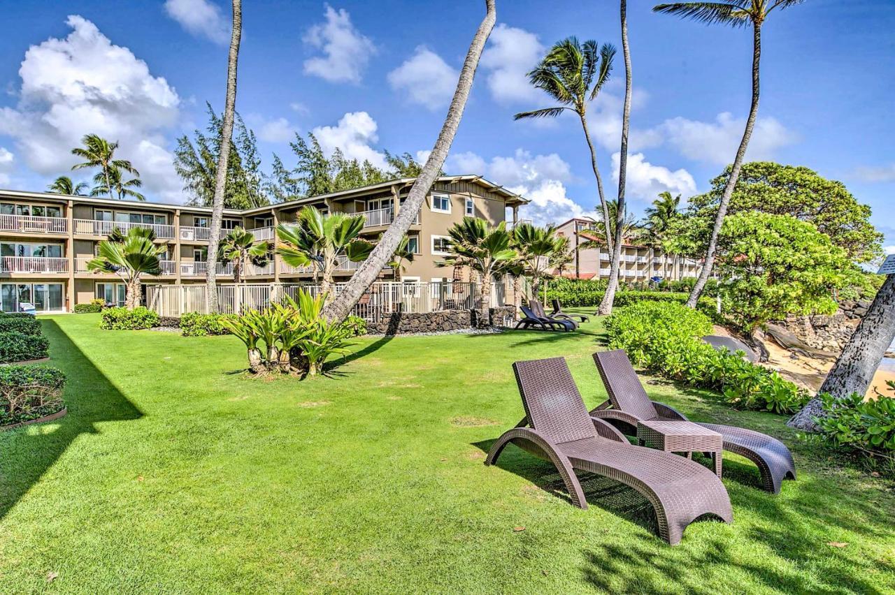 Waipouli Beachfront Condo With Balcony And Ocean Views Kapa'a Extérieur photo